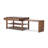 Divina Kitchen Island-Warm Grey Marble