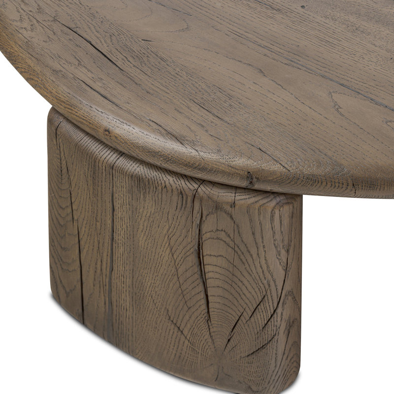 Falco Nesting Table-Small-Grey Reclaimed French Oak, 11.25" H x 47.5" L x 47.5" W