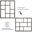 9 Piece Pine Solid Wood Floating Shelf-75973918