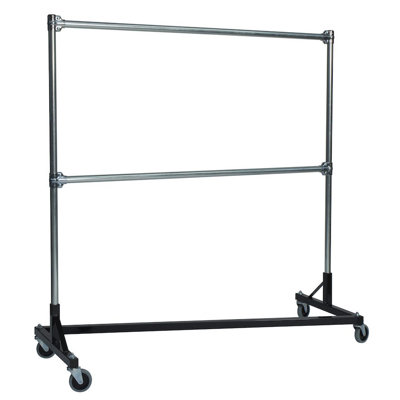 75'' Metal Rolling Clothing Rack