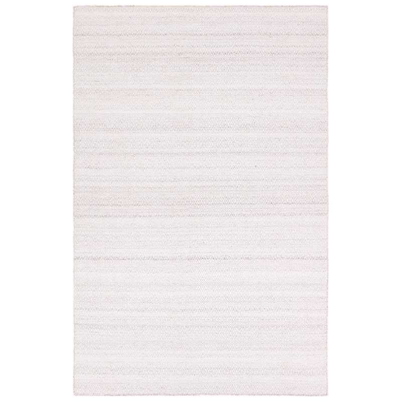 Schwandt Imogen Handmade Outdoor Trellis Gray/White Area Rug, Rectangle 6' x 9'