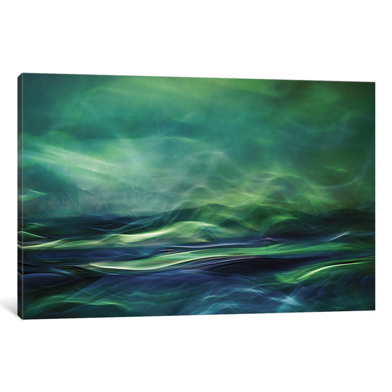 Northern Lights by Willy Marthinussen - Print on Canvas, 101.6 cm H x 66.04 cm W x 1.91 cm D, Wrapped Canvas