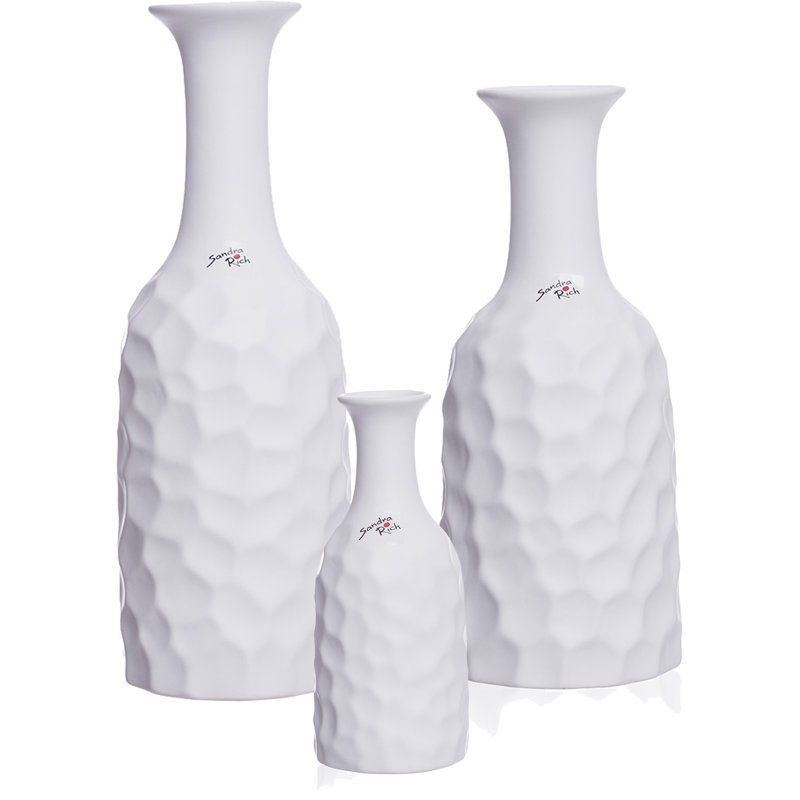 Ceramic Decorative Bottle, 35cm H x 12.5cm W x 12.5cm D