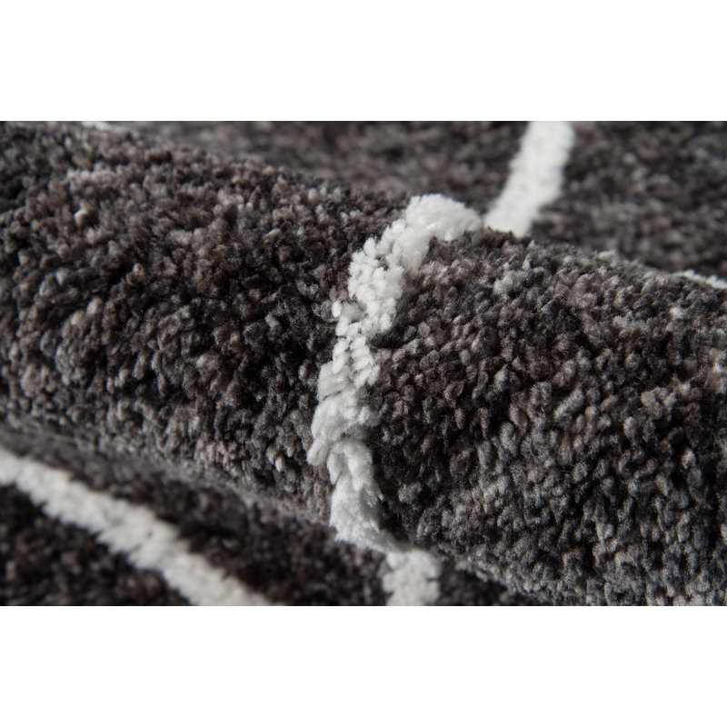 Tapis gris anthracite Ragin, Rectangle 9 pi x 12 pi