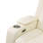 White Alabaste Breathing Leather U Shaped Living Room Recliner Sofa Set-2107033636