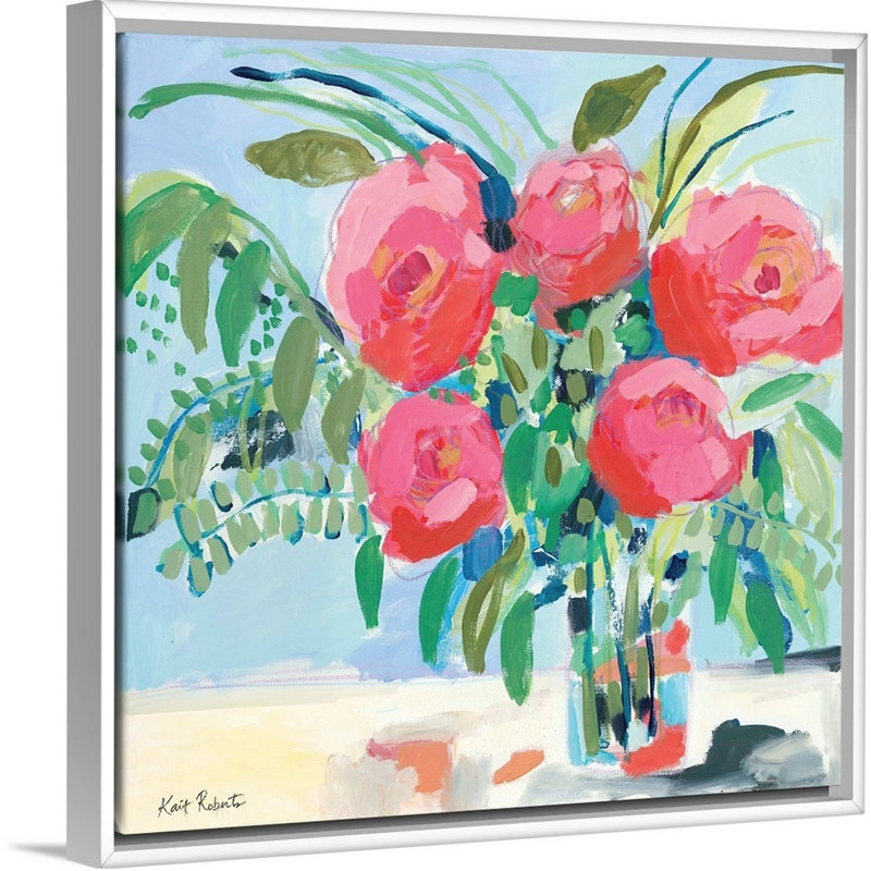 Reproduction d’art sur toile, "Come We come come" par Kait Roberts, Cadre blanc, H 22 po x l 22 po x P 1,75 po