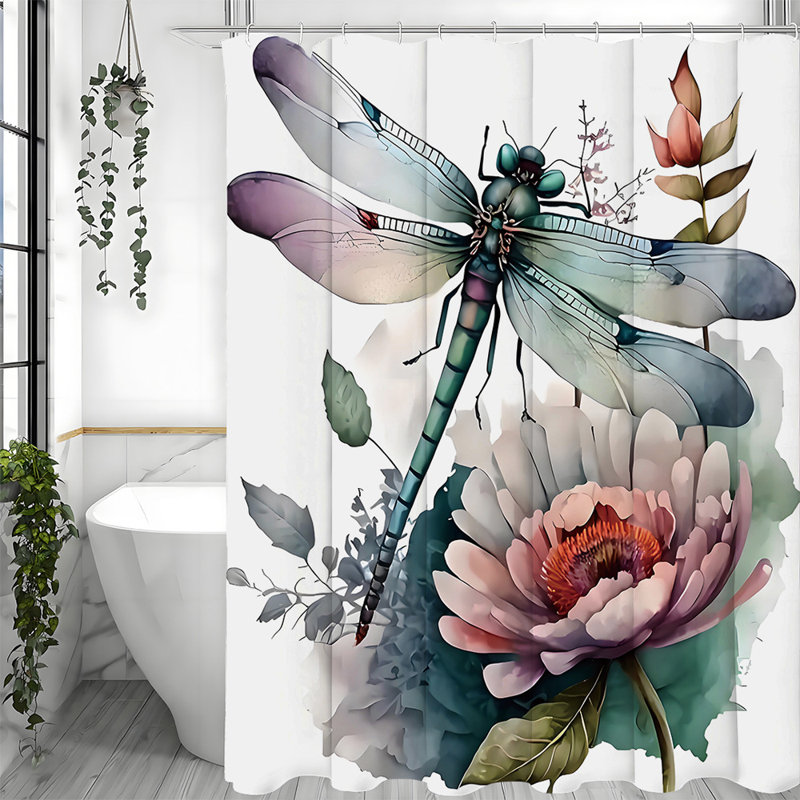 Shower Curtains with Hooks Included, 72"H x 72"W