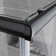 36'' W 72'' H Framed Square Reversible Shower Enclosure