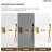 Wall-Mount Waterfall Bathtub Faucet with Hand Shower and Pressure-Balancing Valve by EVERSTEIN-73468192