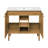 Bron 36" Freestanding Bathroom Vanity in Golden Oak with Sink Top-105680447-121538969-121538968