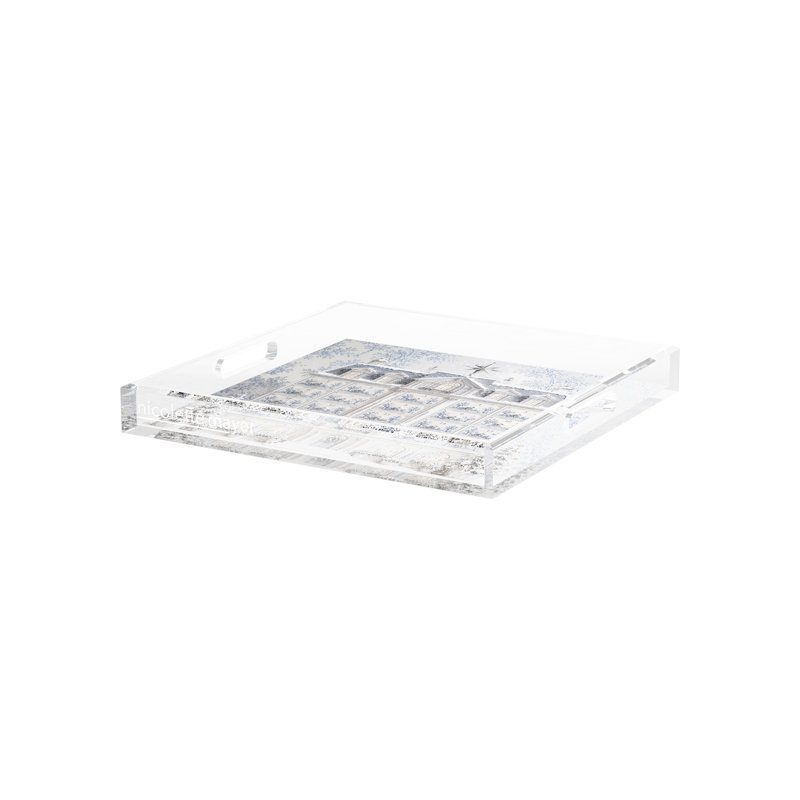 Square Decorative Tray, 12"W x 12"D