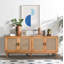 Genie Solid Wood 4 - Door Sideboard-2035700904