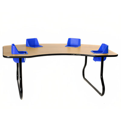 Laminate Adjustable Novelty 4 Students Activity Table