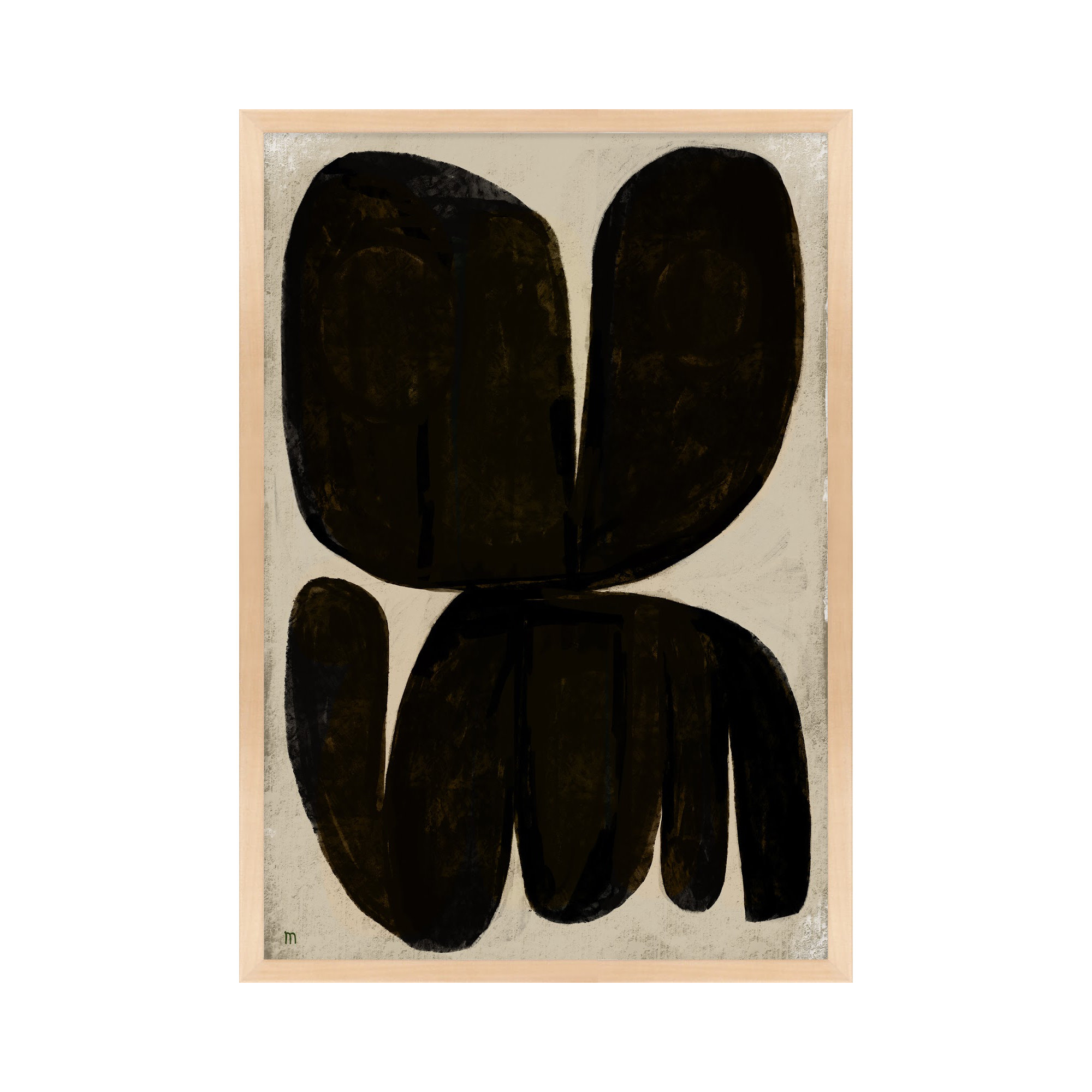 Moth by StudioM, 30" H x 21" W x 1.25" D, Maple