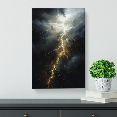 Lightning Art Informel Art - No Frame Print