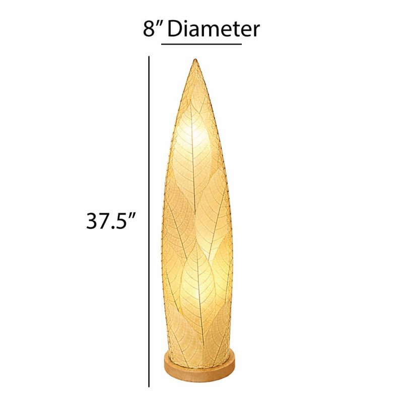  Rocket Large Lamp Natural, Cream