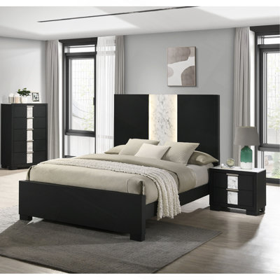 Mobilier de chambre à coucher contemporain 1pc