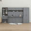 Grand lit escamotable mural avec placard, tiroir et tablette-114243685