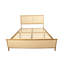 Lit plateforme tapissier en bois massif Rickmansworth-1001284912-1001284916