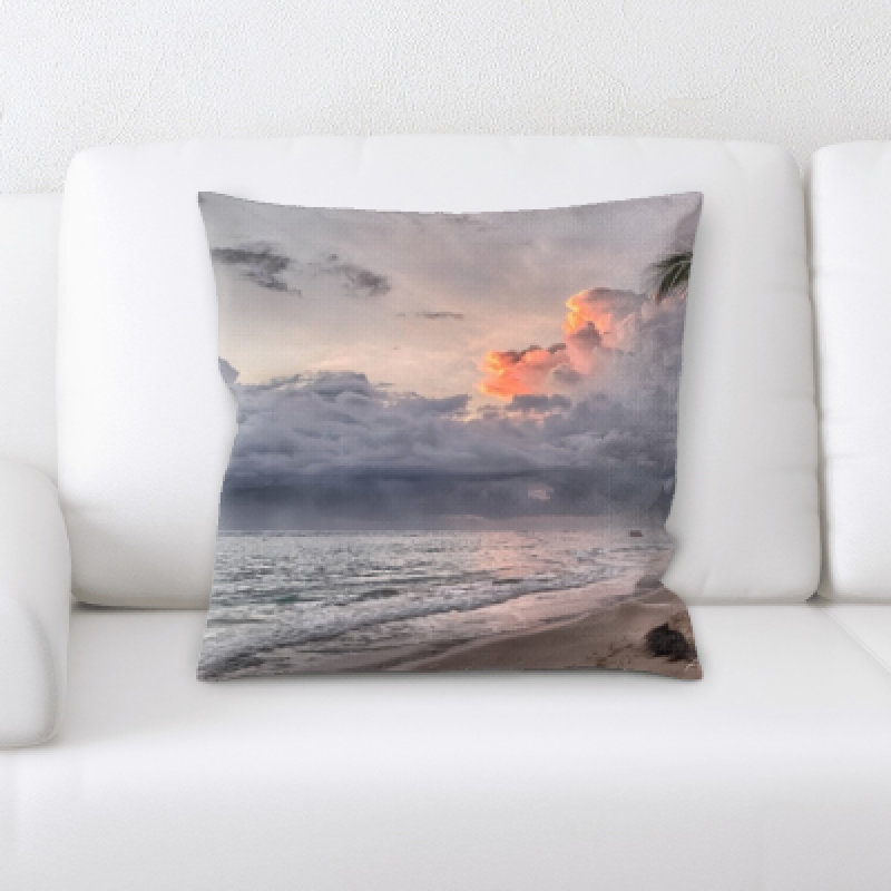 Microsuede Reversible Throw Pillow