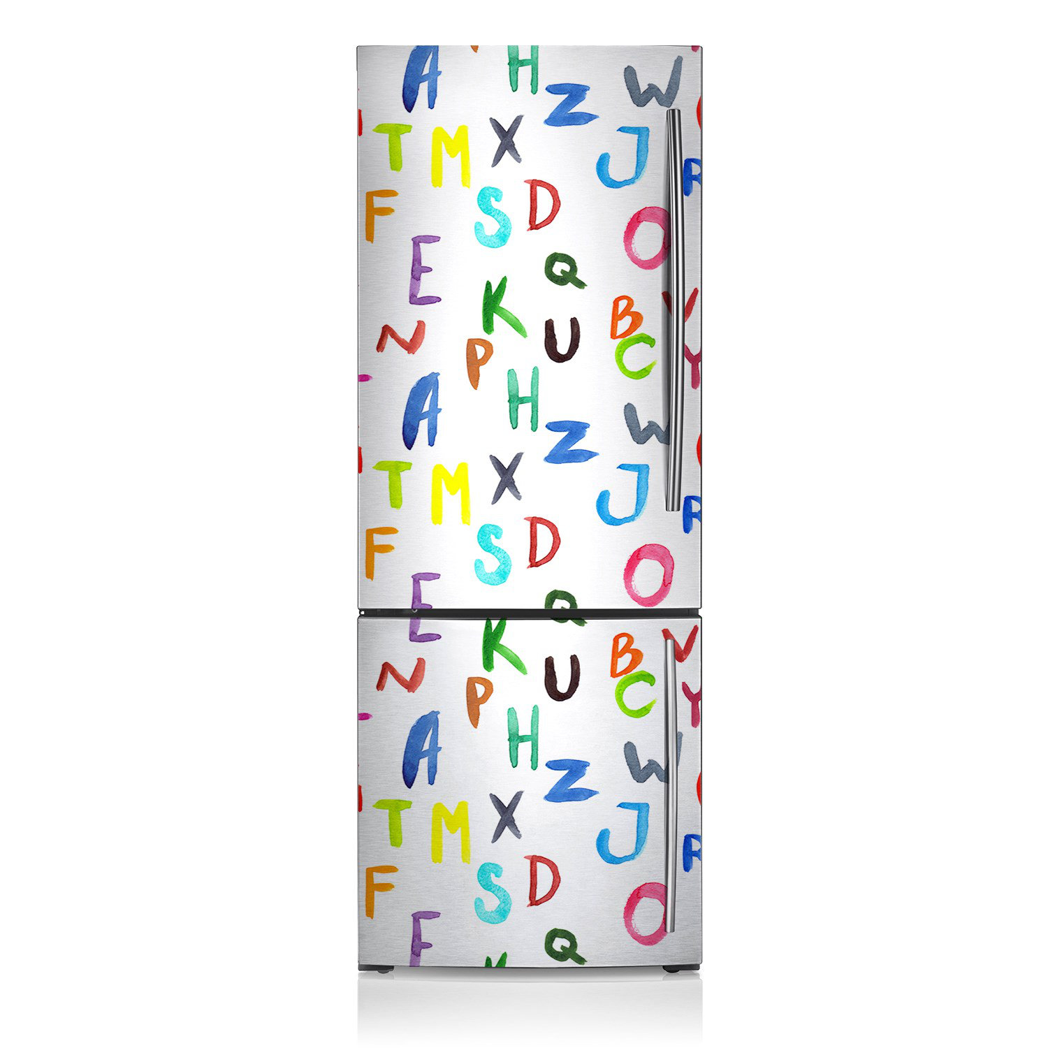 Ebern Designs Coloured Letters Freezer Door Sticker | Wayfair.co.uk