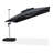 Ometa 120'' x 156'' Rectangular LargeCantilever Navy Umbrella