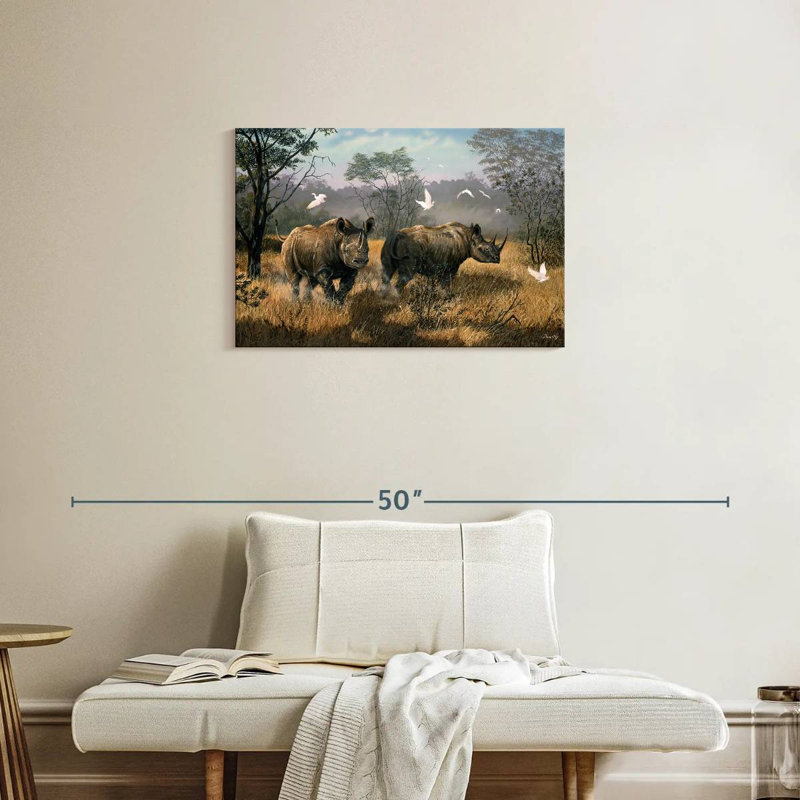 Brampt Rhino Wilderness, 20" H x 30" W