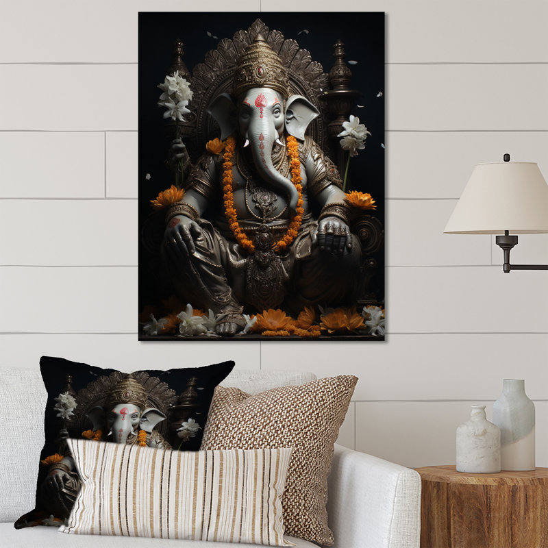 Décoration murale Hinduisim Divine Ganesha I - Hinduisim, H 32 po x l 24 po x P 1 po