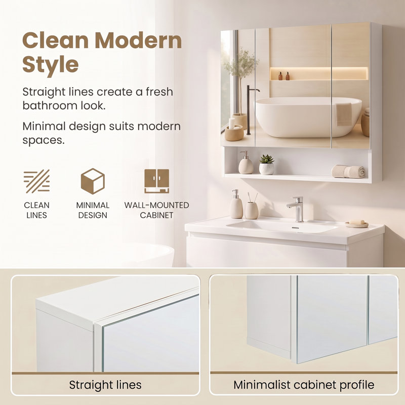 Bathroom Mirror With Storage