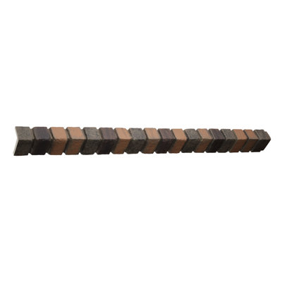 Garniture de seuil pour panneaux de parement en briques vieillies classiques EverStone, l 48 po x P 2 po x H 3 po, couleur Alamo