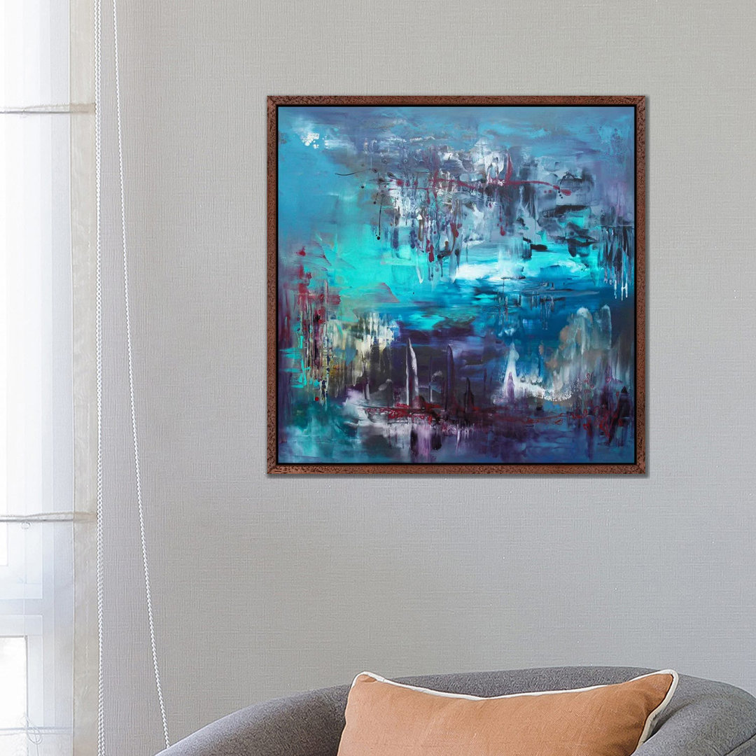 Sapphire Lagoon von Paresh Nrshinga - Gallery-Wrapped Canvas Giclée on Canvas