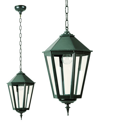 Oakleaf 1 - Light Green Lantern Pendant