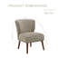 Fauteuil d'appoint Auberon