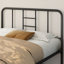 Metal-Framed Bed with High Headboard-845324174-847307026