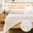 EGOHOME Deep Pocket Bed Sheet Set With Pleated Hem Easy Care-106301081-106301077