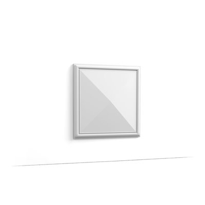 1-3/8 in x 13-1/8 in x 13-1/8 in Autoire Prime White Polyurethane 3D Decorative Wall Panel