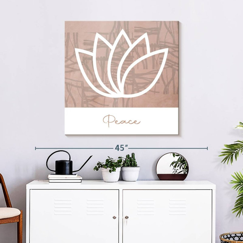 Peace Lotus, 30" H x 30" W