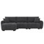 Canapé modulaire en tissu Boucle-1548766110