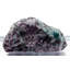 Sculpture de table en verre de fluorite