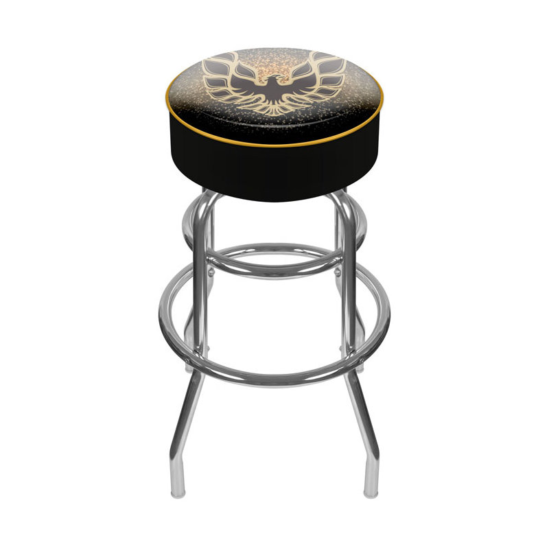 Tabouret de bar pivotant 31 po Pontiac, Noir