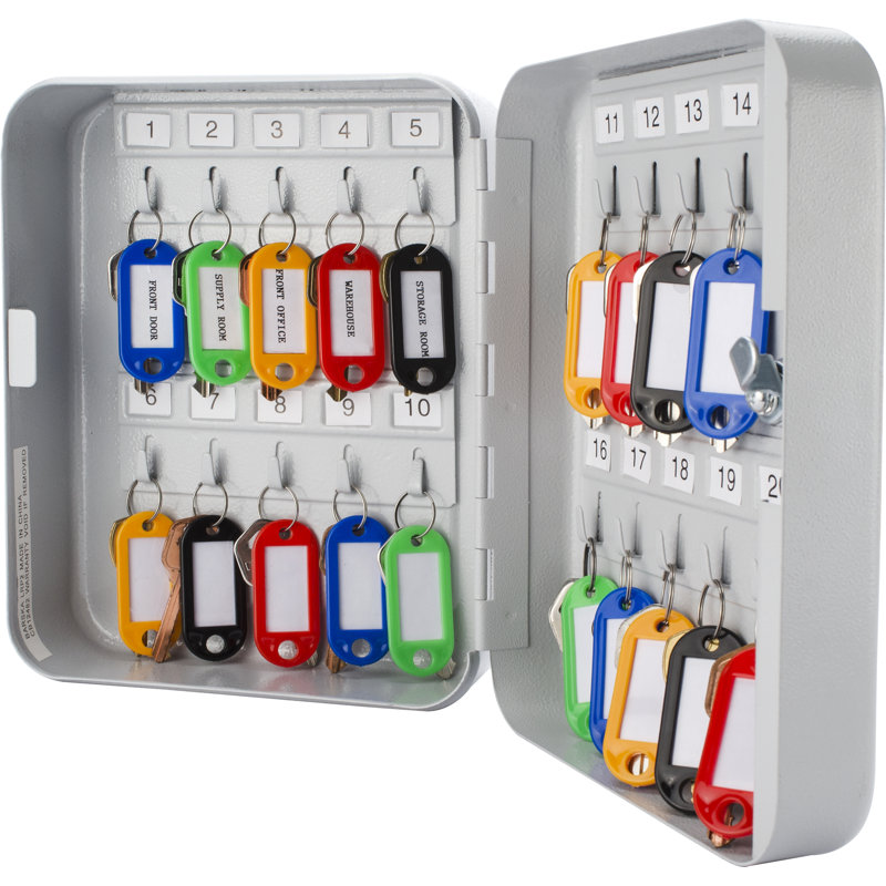 20 KEYS LOCK BOX WITH KEY LOCK