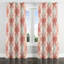 Rideau occultant Boho - rideau à œillets ikat rose et beige ikat - 1 panneau-1493647073-1493647075