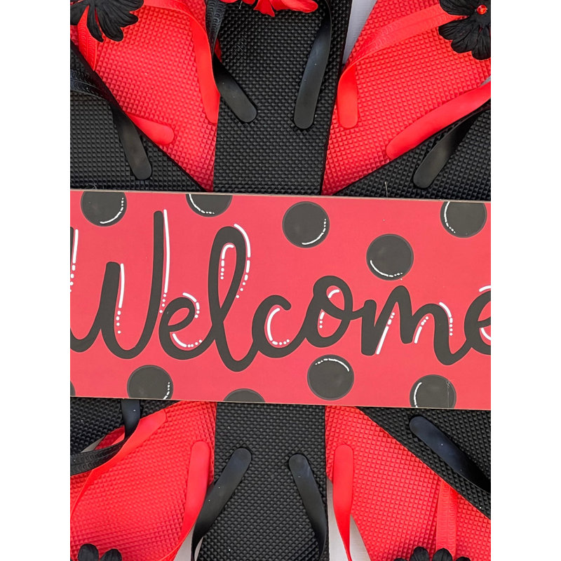 20" Wreath Ladybug Décor