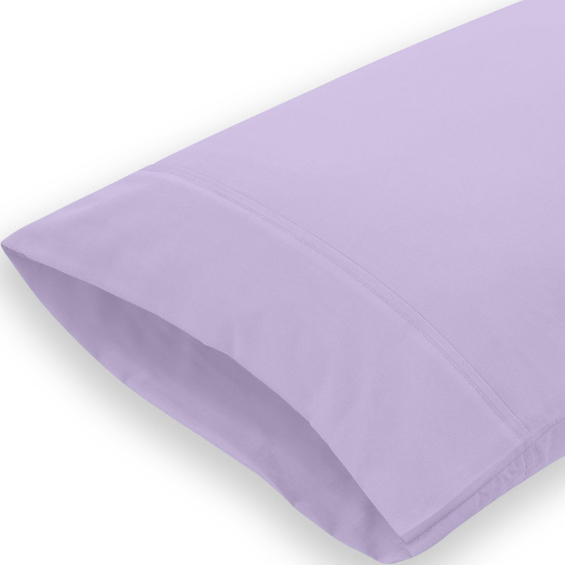 Royale Linens | Bed Pillow Cover | Pillowcases | Brushed Microfiber Wrinkle & Fade Resistant | Soft & Cozy| Size Pillow Case