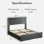 Lit plateforme tapissier Velvet-5083844-5083847