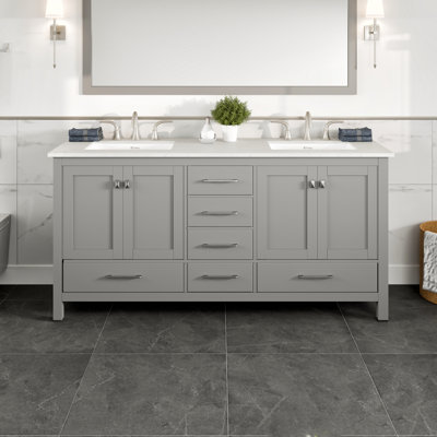 Minnich 72" Double Bathroom Vanity Set