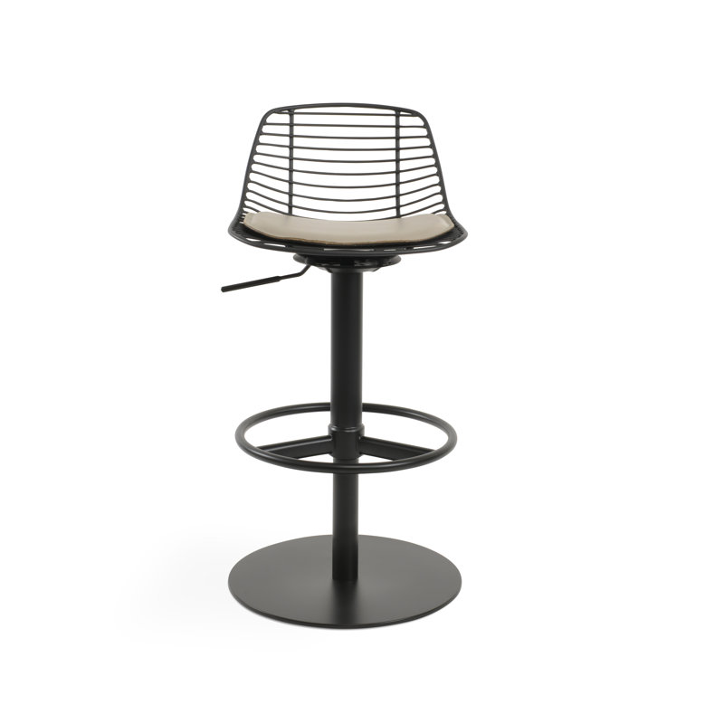 Tiger Mini Piston Full Footrest, Black, White