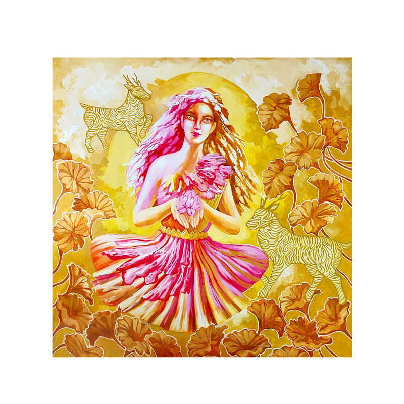 Worship - Source Of Life | Acrylic On Canvas | By Sonali S Iyengar