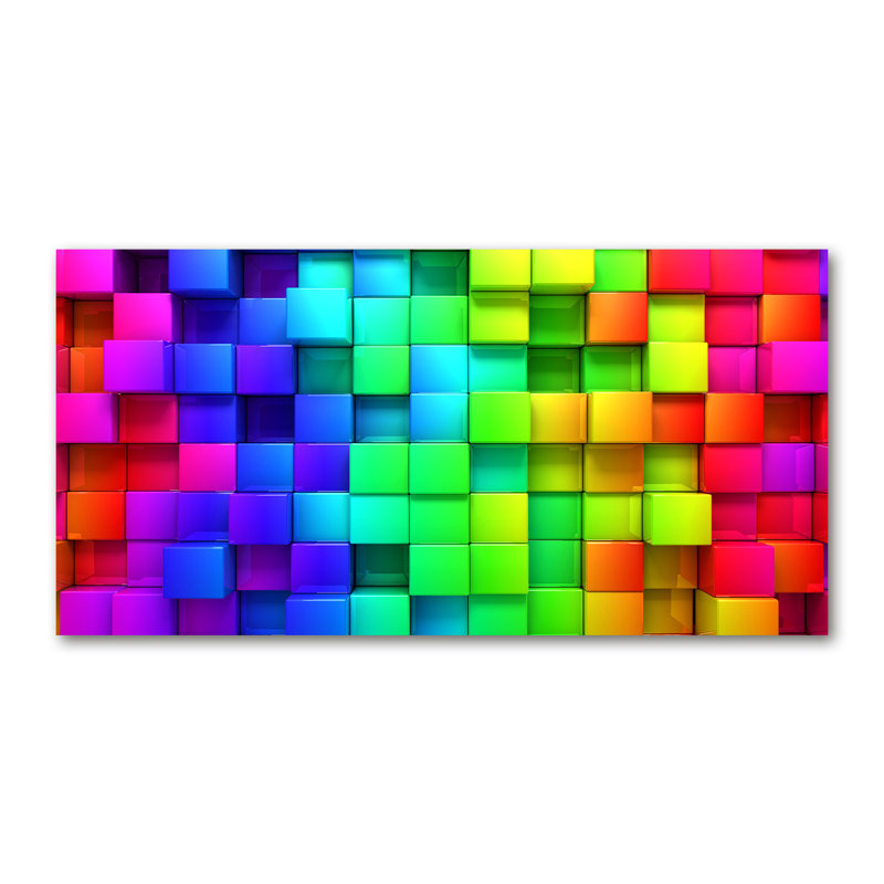 50cm W x 100cm L Glass Peel and Stick Panel