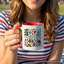 Tasse Happy 250 America, cadeau patriotique 250e anniversaire 1776-2026 avec nom personnalisé